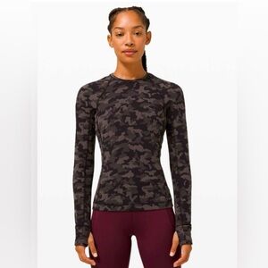 Lululemon Women's Camouflage Long Sleeve Top
